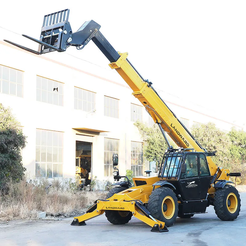 Housing Renovation Construction Material Lifting Tools Telescopic Handler 1 Ton Small Wheeled Handling Equipment Customized Sale