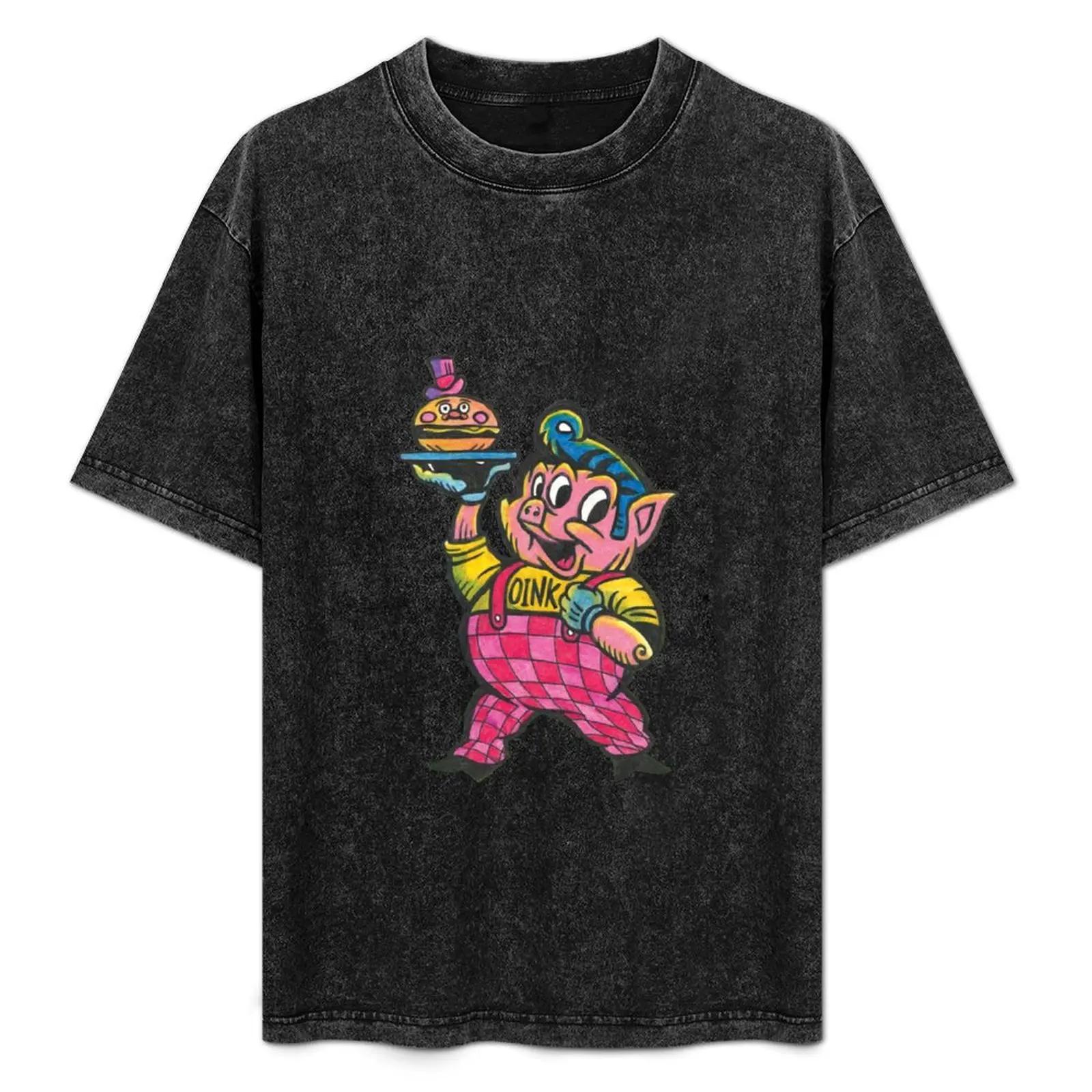 

Pigboy - restaurant mascot T-Shirt Minimalist Casual Short Sleeve Top