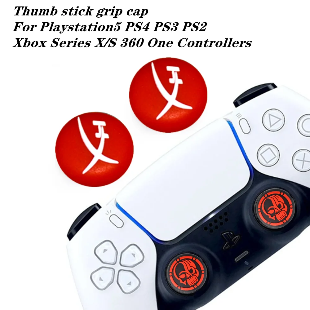 Thumb Stick Grip Cap For SONY Playstation5 PS5 PS4 Xbox Series X/S One 360 Controller Joystick Accessories Silicone Protect Caps