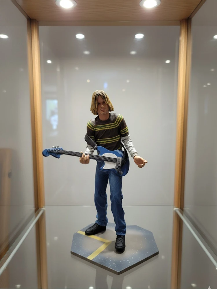 

Kurt Cobain 7'' Action Figure NECA With Guitar Smells Like Teen Spirit Curt Action figures The box has slight dents