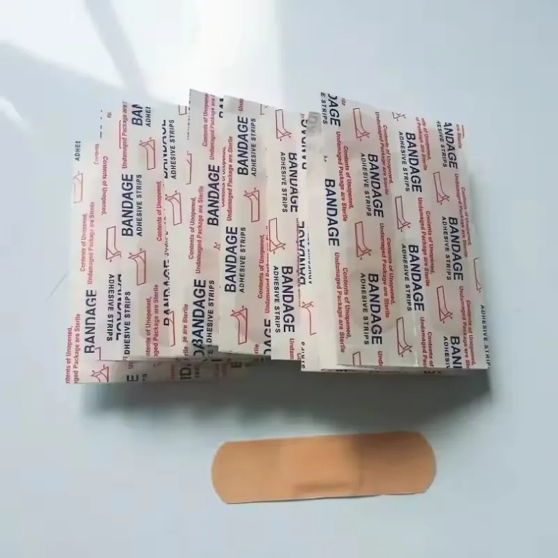 50-300Pcs Waterproof Breathable Cushion Adhesive Plaster Wound Hemostasis Sticker Band First Aid Medical Gauze Bandage band,aids