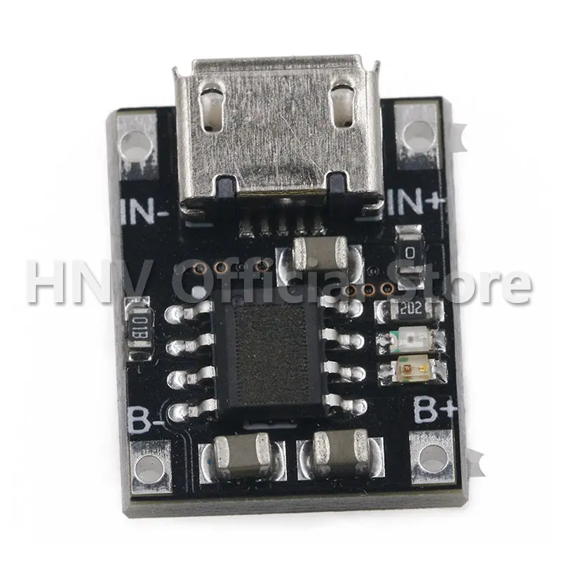 10Pcs Single Cell Lithium Batterij Opladen Lader Module 1A 5V-6V 4.2V TC4056 TC4056A Micro usb Voeding Board TP4056