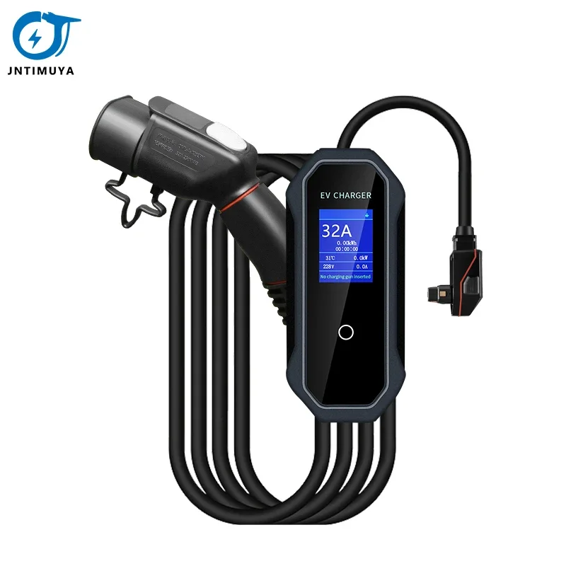 Ev Charger Fast Charging Station Charging Pile For New Energy Electric Vehicle Type 2 Portable Ev Charger 7kw