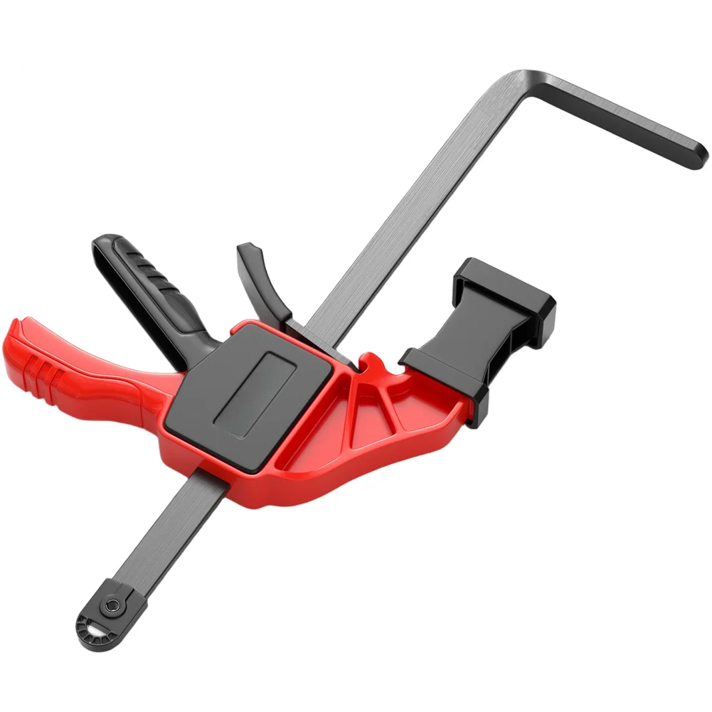 

Multi-purpose Thin-saw Guide Rail Clamp, F-type Clamp, Suitable For Track Saws With A Load Capacity Of Up To 90 Kg. Tool Access