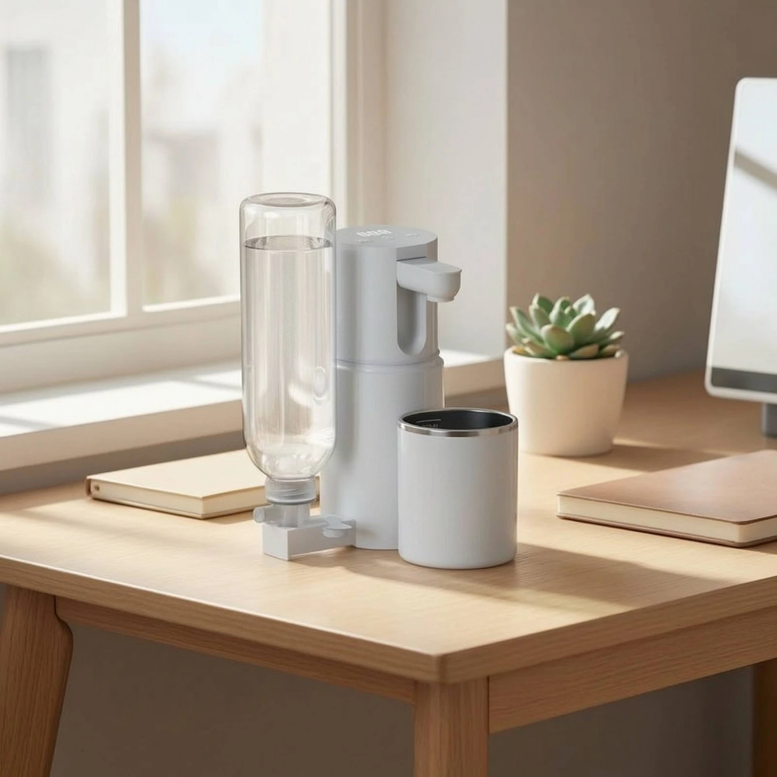 Instant Hot Water Dispenser Food-Grade Desktop Water Dispenser Appliance Safe Easy to Clean for Office Workers, Desk, Dorm Room