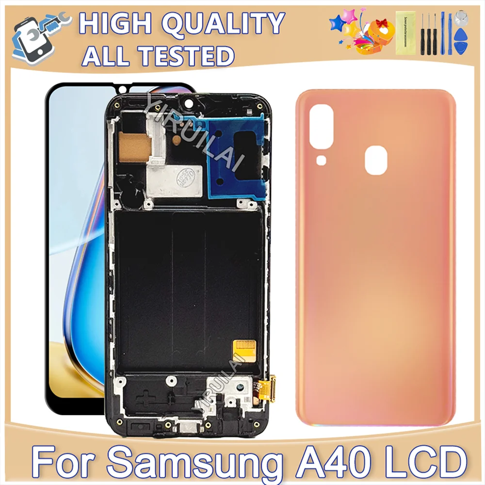 

TFT Screen For Samsung Galaxy A40 LCD Display WithFrame For Galaxy A40 A405FN SM-A405F Touch Screen Digitizer Assembly Screen