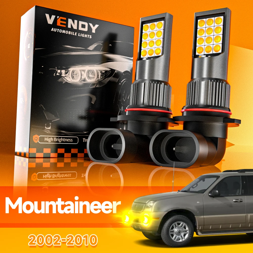 2pcs For Mercury Mountaineer 2002-2010 LED Fog Light 2003 2004 2005 2006 2007 2008 2009 Canbus Accessories