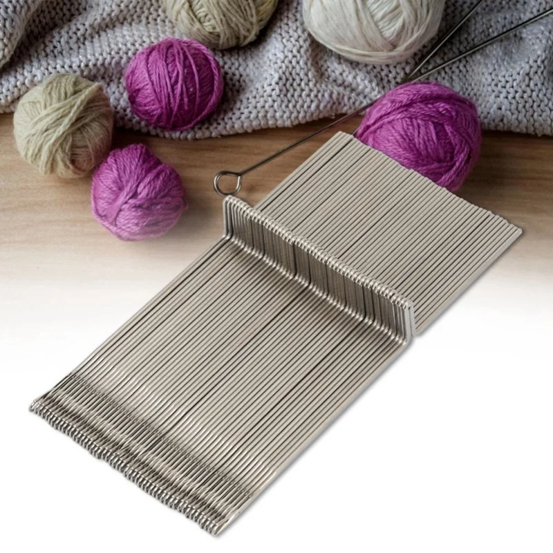 

D2 50Pcs Steel Knitting Machine Needles Weaving Tool Accessories Fit For KH868 KH821 KH831 KH851 Knitting Machine Needle Tools