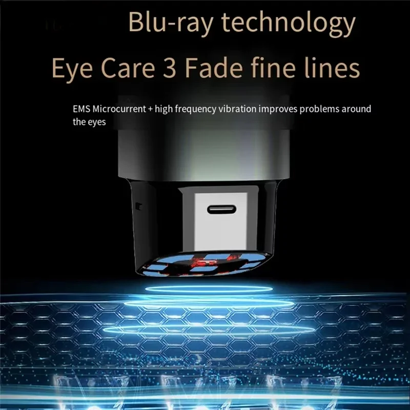 EMS Micro-current เครื่องมือความงาม LED Home Beauty Instrument คอลลาเจนนําเข้าเครื่องมือ Skin Care Rejuvenation สูงความถี่