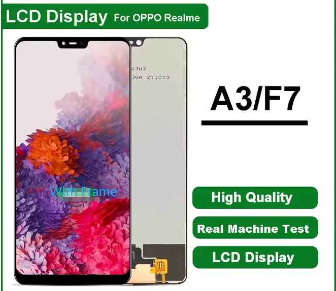 مجموعة الشاشة لـ OPPO A3 F7 A3i A3X A3 النسخة الديناميكية شاشة عرض متكاملة شاشة LCD تعمل باللمس استبدال لوحة LCD