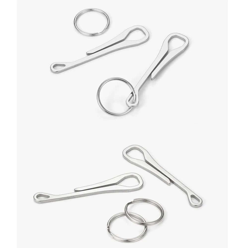 Herramienta múltiple de acero inoxidable segura, herramienta de supervivencia, llavero de bloqueo de montañismo, mosquetón, gancho, mosquetones, Clip