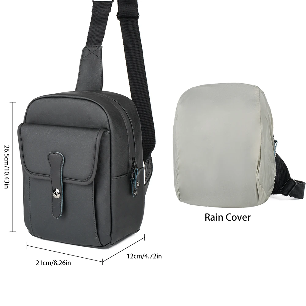 Besnfoto-Portátil Único Ombro Camera Bag com Capa de Chuva, Camera Crossbody, Fotografia Sacos para Canon, Nikon, Sony, BD-2233