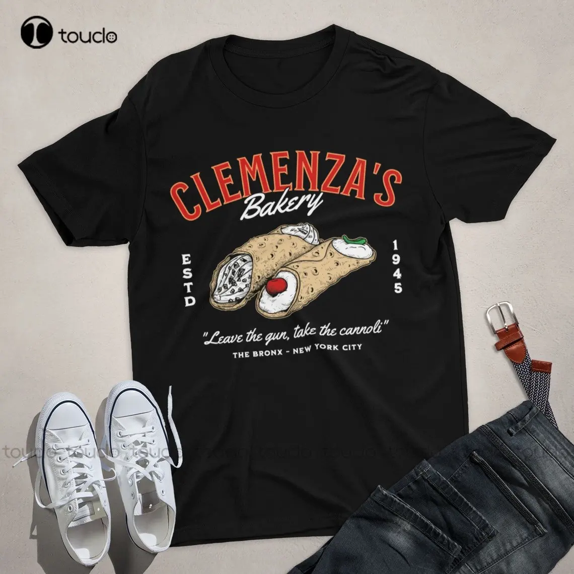 Clemenza\'S Bakery The Godfather Inspired Unisex T-Shirt Pete Clemenza Leave The Gun Take The Cannoli Shirts Mafia Movie Tees