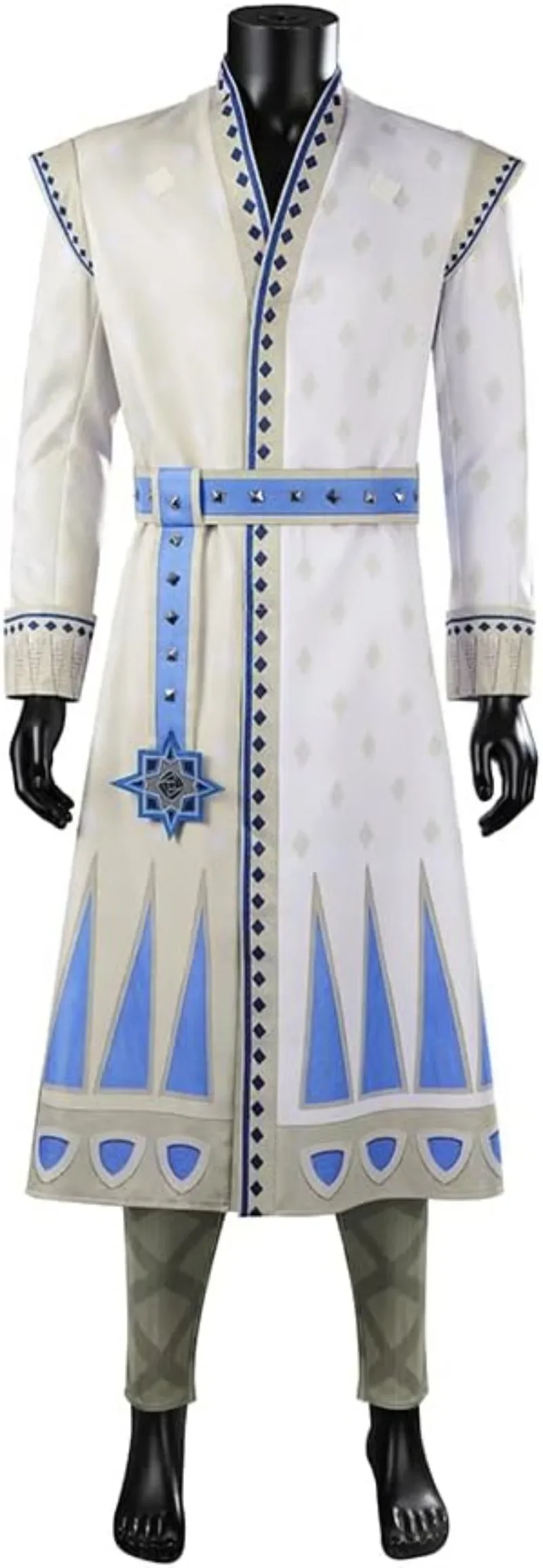 King Magnifico Costume Men Rosas King Magnifico Cosplay Outfits Cloak Robe Belt Halloween Party