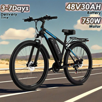 DUOTTS C29 E-Bike 750W Motor 48V15*2AH Battery Magnesium Aluminum Alloy Electric Bicycle 29-Inch Tires 21-Speed Electric Bike