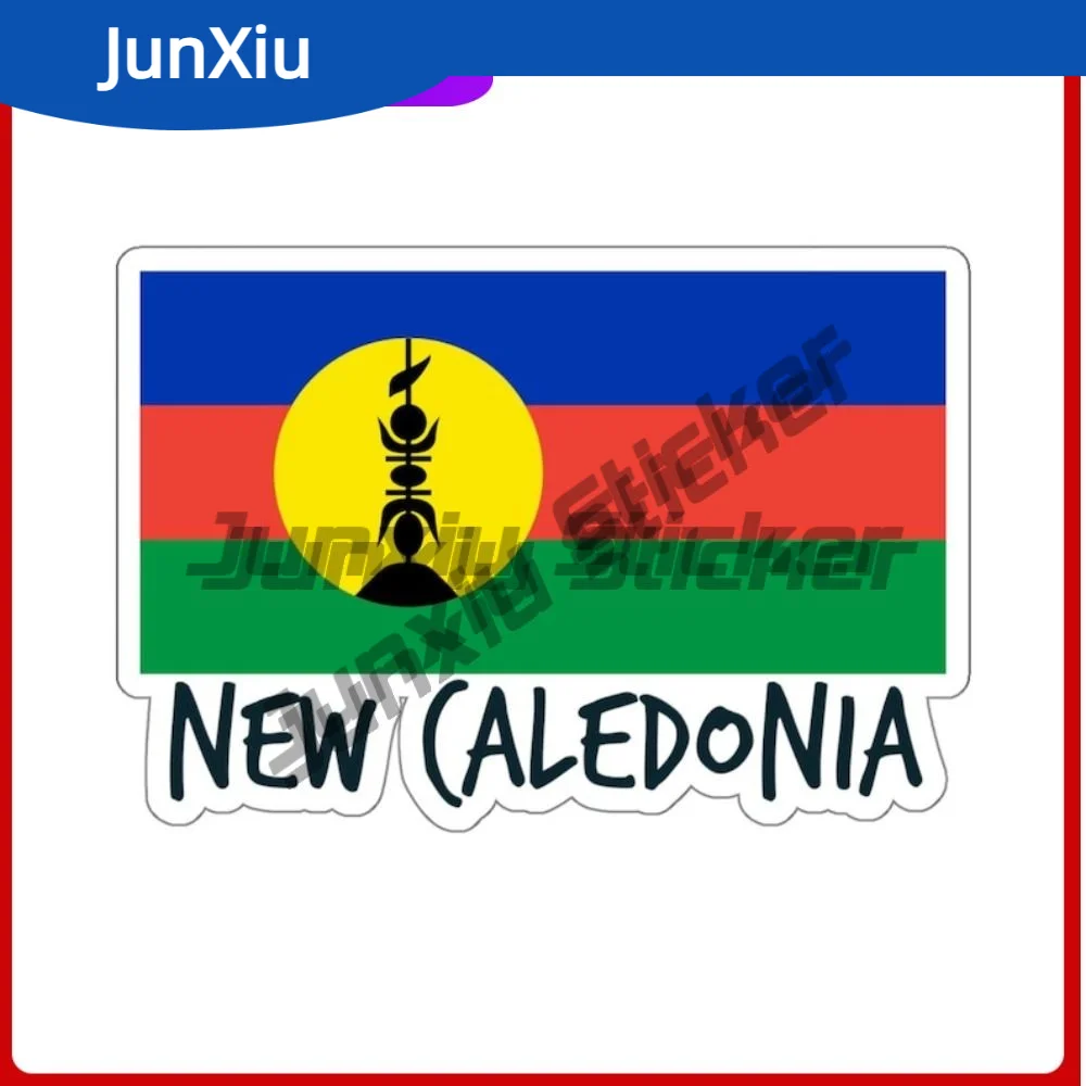 

New Caledonia Flag Travel Stickers Laptop Suv Bodywork Bumper Window Phone Trunk Windshield Guitar Scrapbook Water Bottle Decal