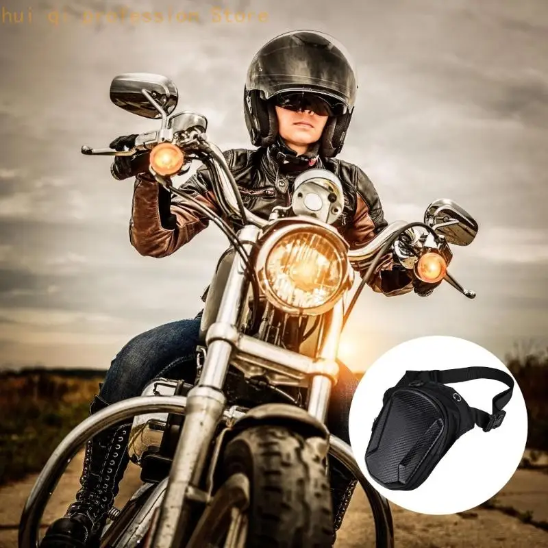 Hartschalen-Utility-Tasche, Motorrad-Beintasche für den täglichen Transport, Telefon, Schlüssel, Karten H8WE – Detail 8