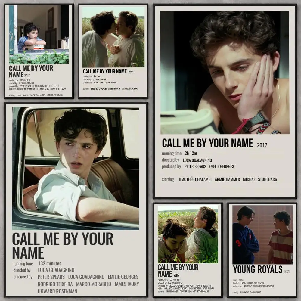 Movie Call Me by Your Name   Music Artist Print Graphic Streaming Film Style Wall Artwork Bedroom Decor Poster