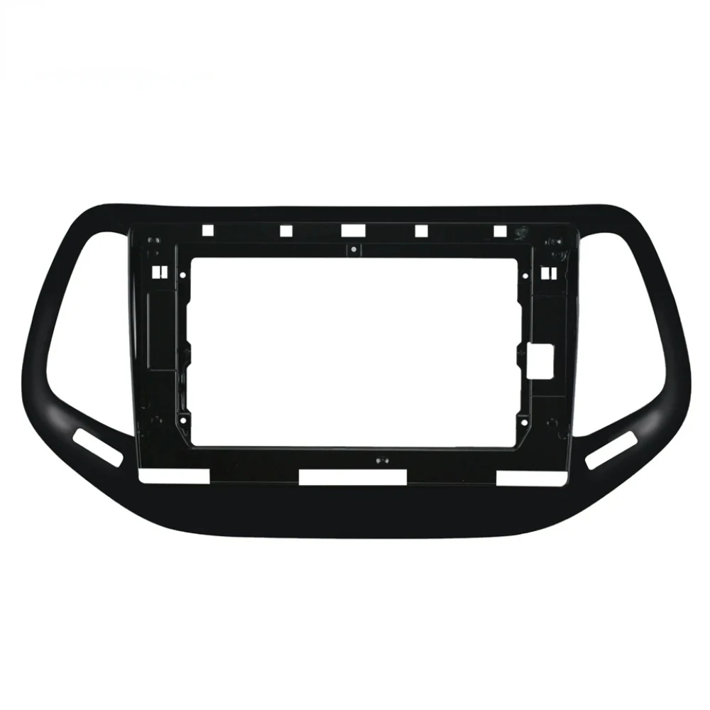 2/1DIN Car CD DVD Frame Audio Fitting Adaptor Dash Trim Facia Panel 10.1inch For JEEP COMPASS 2017 18 19 Double Din Radio Player