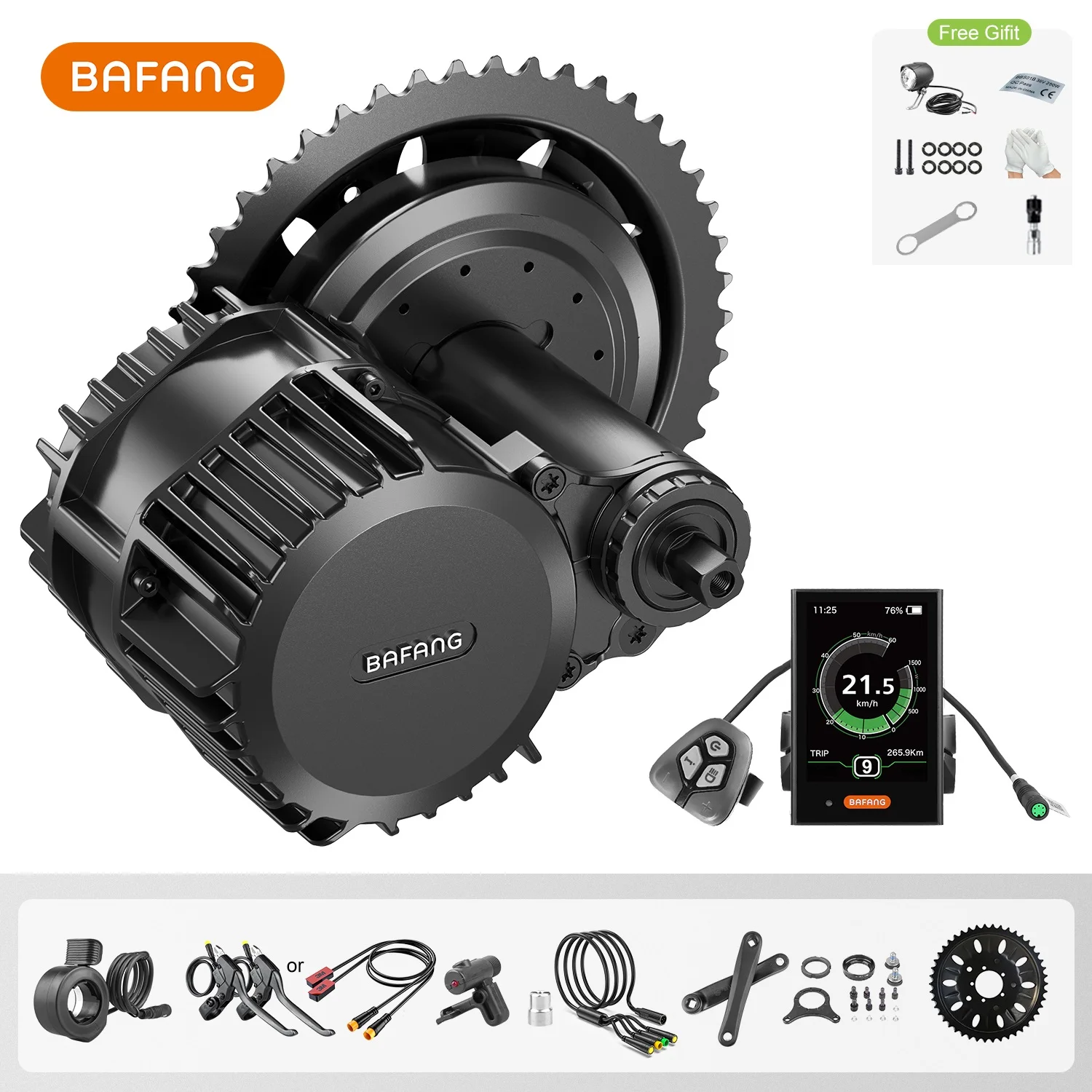 Bafang 48V/52V 1000W Mid Drive Motor M615 MM G320.1000 Engine BBSHD BBS03 Ebike BB 68/100/120mm Electric Bike Conversion Kits