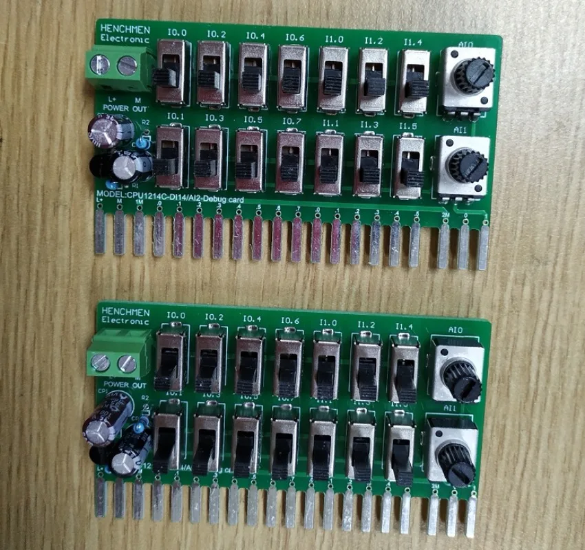 PLC Analog Input Debug Test Card Terminal Adapter Suitable for Siemens S7-1200 Series CPU1214C