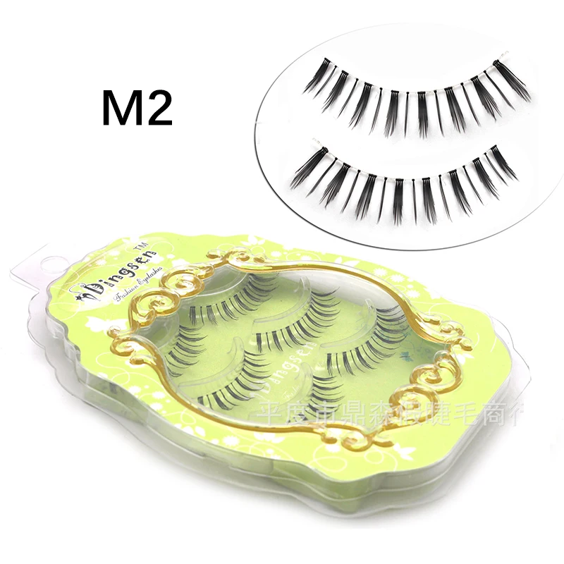 DINGSEN 5 Paar Neue Manga-Wimpern Kosmetik Individuelle Natürliche Wimpern Cosplay Wimpernbüschel Make-up Koreanische Künstliche Wimpern – Detail 12