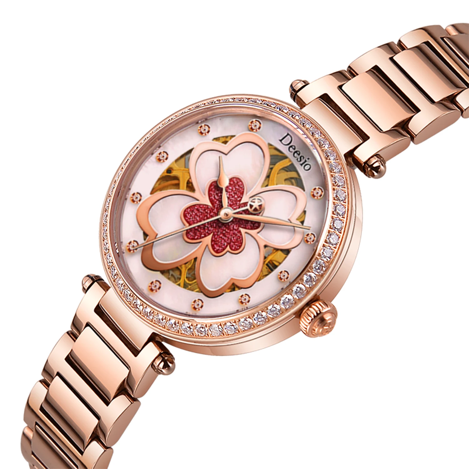 Deesio Women's Automatic Mecha - đánh giá và giá Skeleton Mechanical Watch