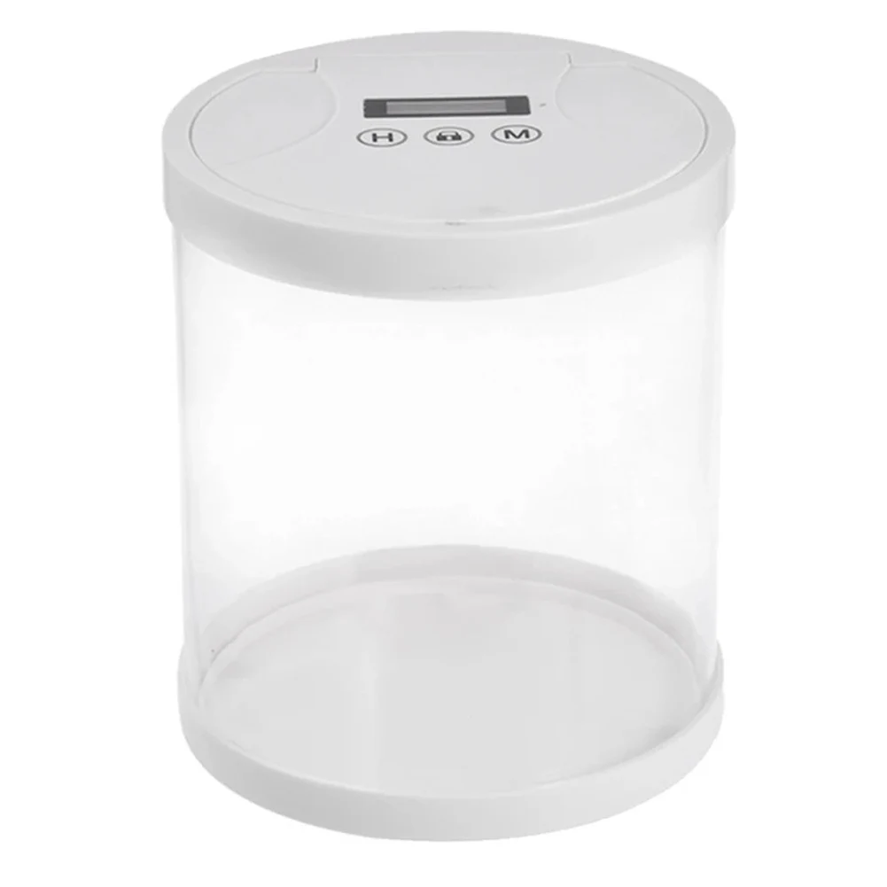 

Electronic Time Lock Time Lock Box Versatile Lock Bin 15cm X 16.5cm Effective Control Manage Time Home Hardware