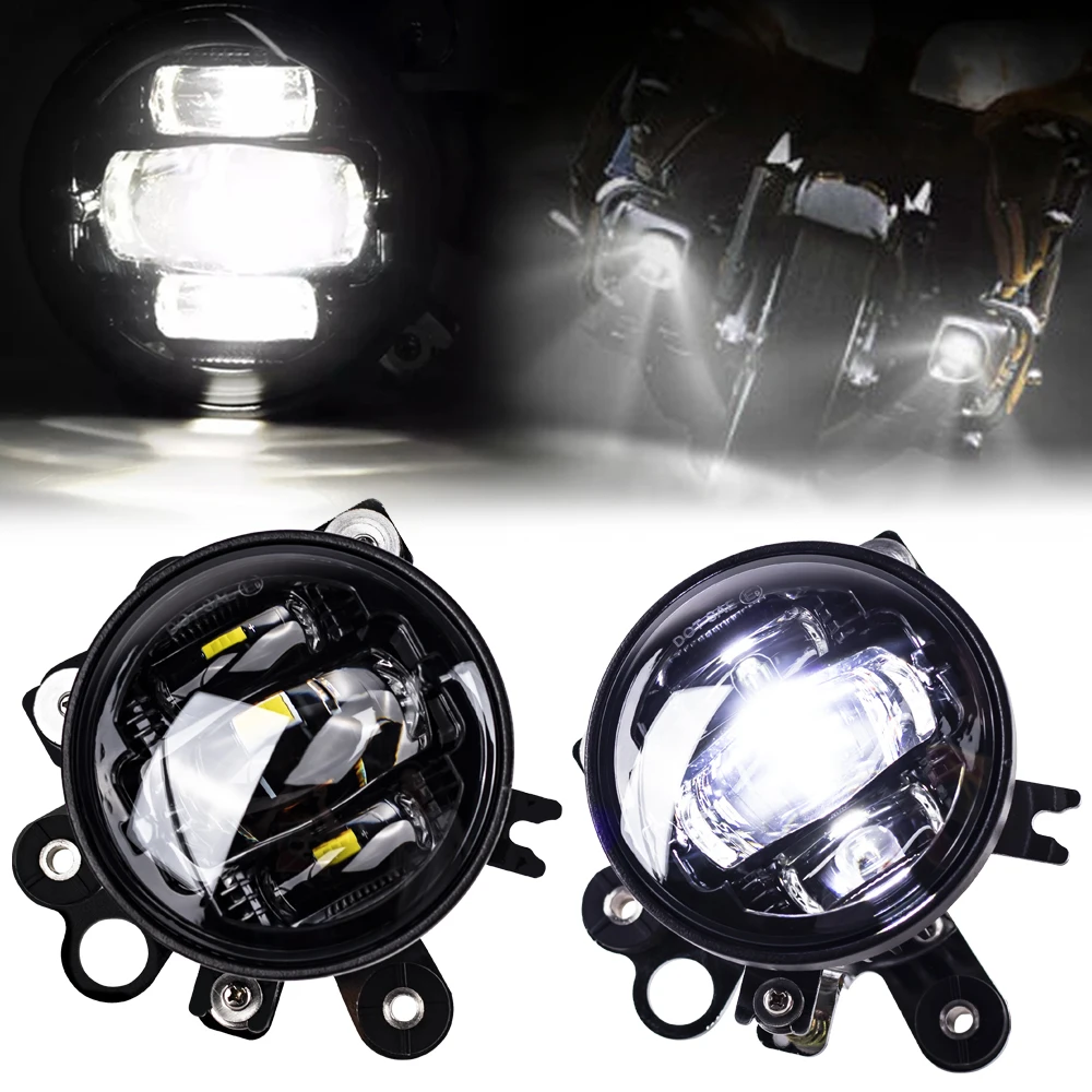 For Honda Gold Wing GL1800 GL 1800 2002-2017 Moto Fog lights Motorcycle Headlight Fog Lamp Led Auxiliary Driving Light