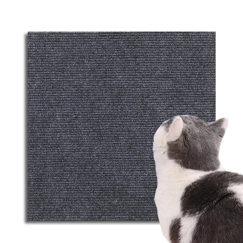 Multiple Styles Anti Cat Scratch Mat Trimmable Self-Adhesive Carpet Mat Pad Cat Scratcher Furniture Couch Corner Wall Protector