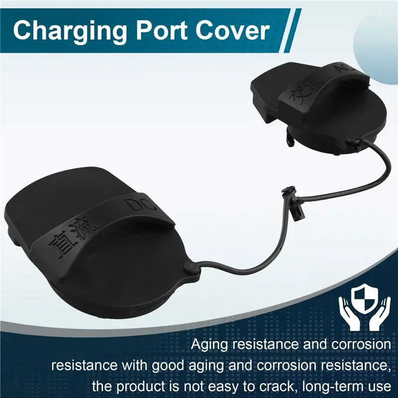 Car Charging Port Cover Interior Charge Jack Cap Lid For VW ID4 ID.4 Crozz ID3 ID6