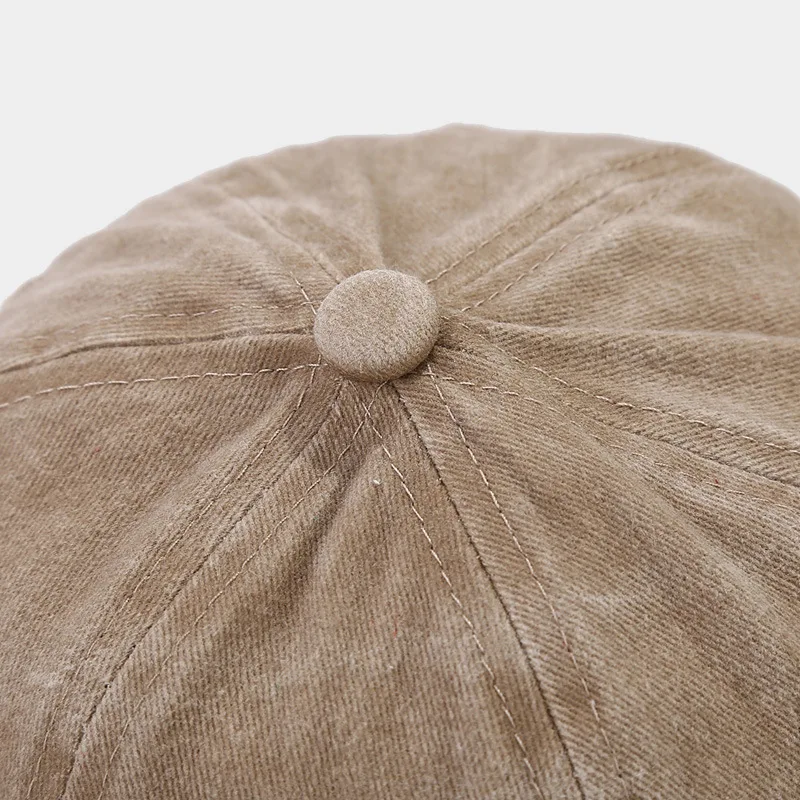 Einfarbig Gewaschen Docker Beanie Brimless Cap Mode Hip Hop Männer Schädeldecke Einfarbig Manschette Docker Fischer Mützen Straße Hüte – Detail 6