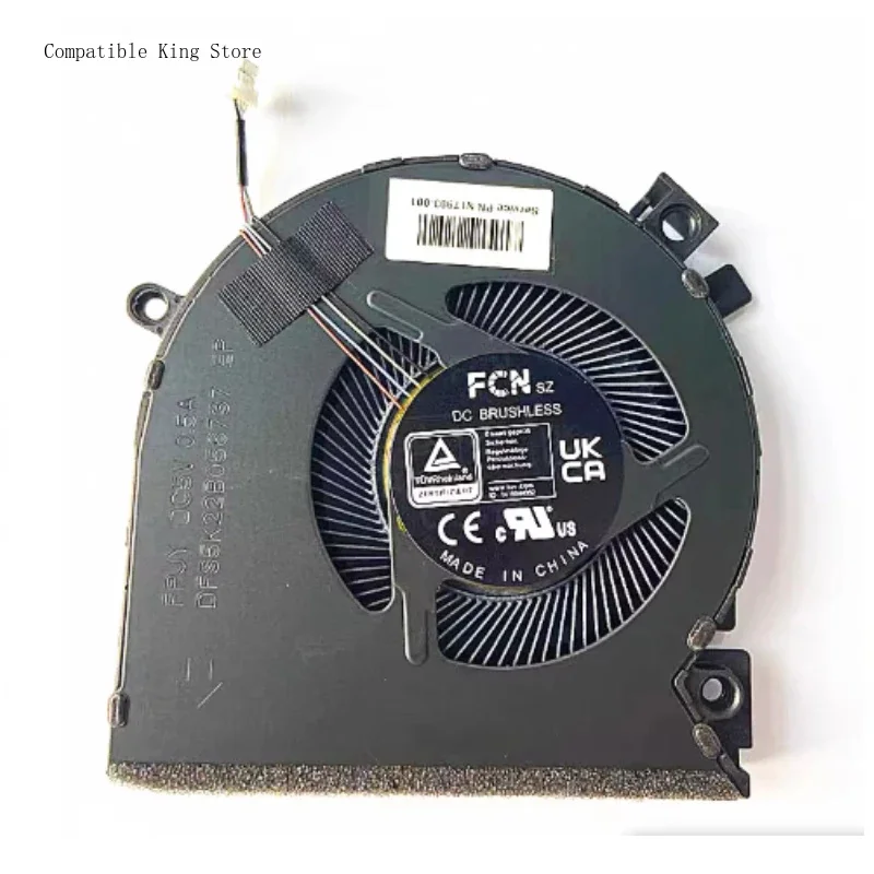 For HP Victus 15-FA TPN-Q278 Q279 15-FA000 0031DX 15-FA0022TX Laptop CPU Cooler Cooling Fan ND85C26-21J19 N13304-001 N17902-001