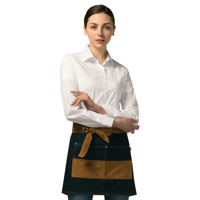 HBYD Hair Best Denim Short-waist Apron