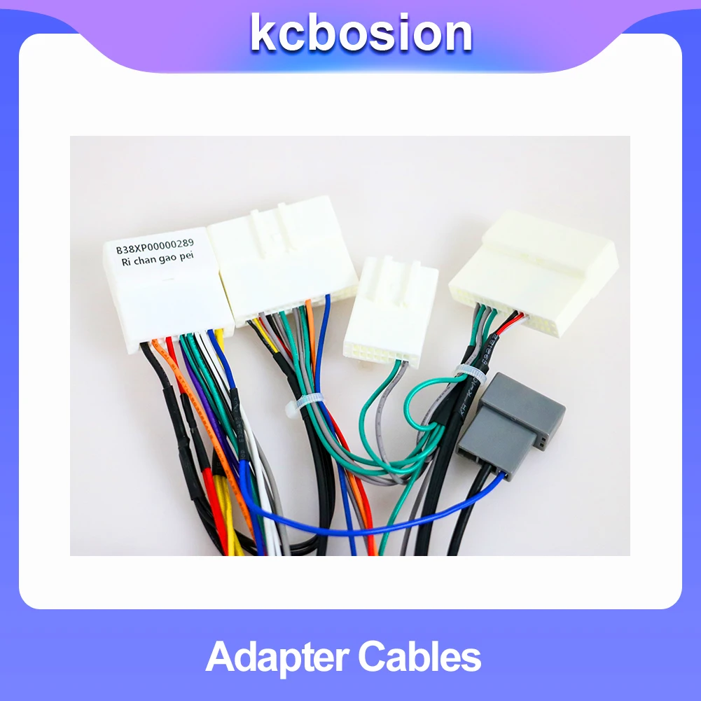 

16pin Universal Car Male ISO Radio Wire Wiring Cabe Harness Adapter Connector Plug for Nissan Cars
