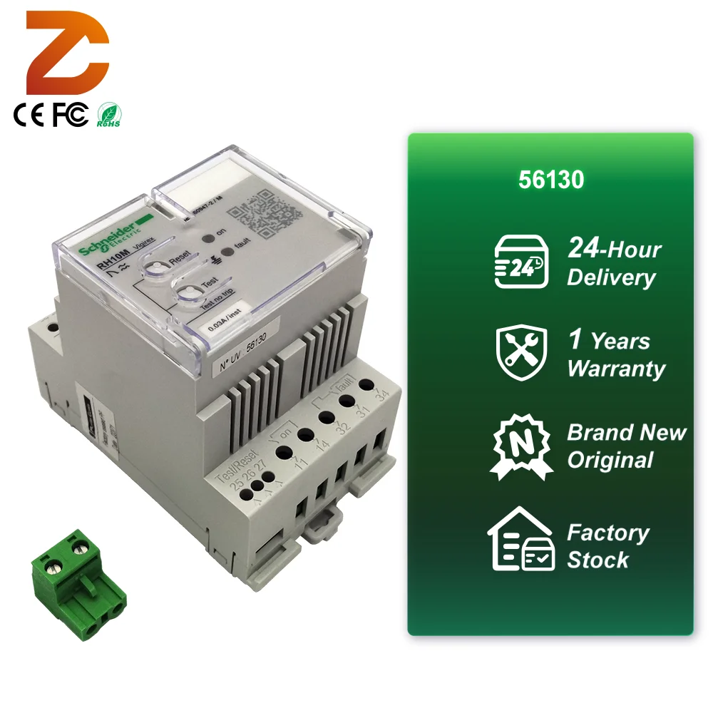 Brand New Original 56130 RH10M Earth Leakage Relay 30mA Residual Current Protection Relay for Industrial Control
