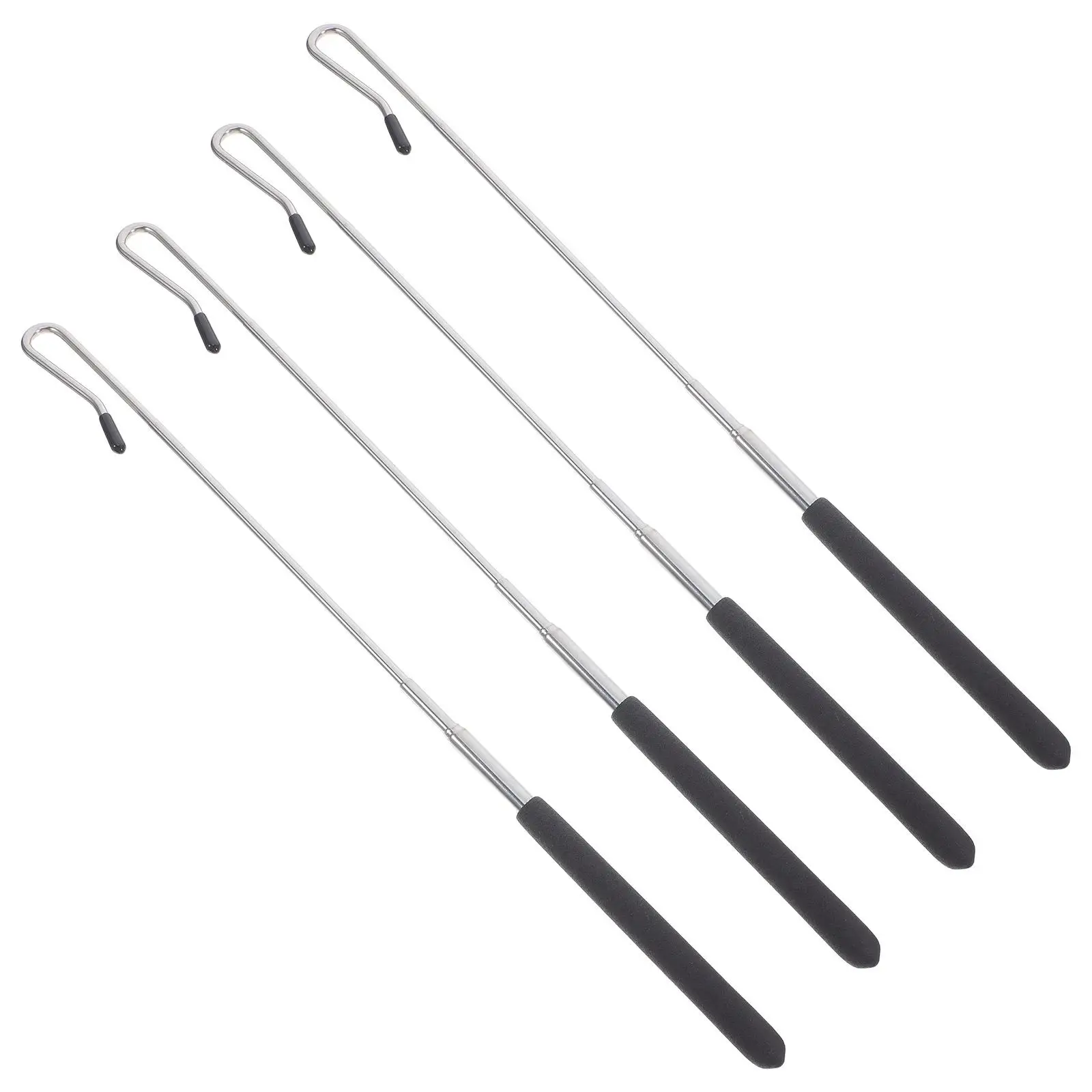 Varillas de Control de marionetas ajustables, mangos de brazo de Metal, palos de manipulación telescópicos, herramientas para marionetas, 4 Uds.
