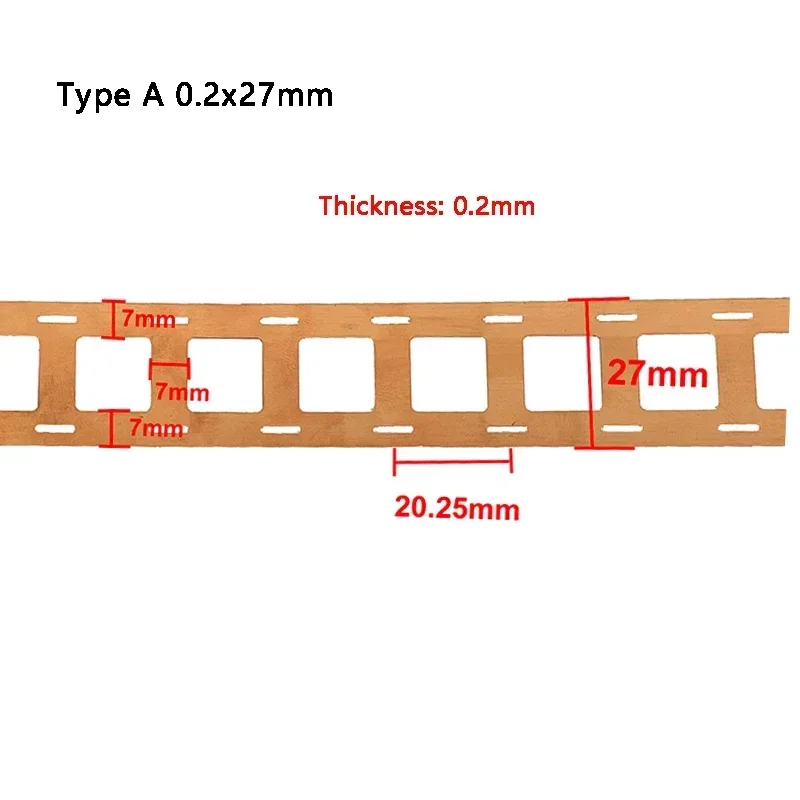 2 m/rolka miedź 2P do akumulatora litowego 18650 rozmiar 0,20x27/25,5mm taśma miedziana bateria akumulatory litowo-jonowe akcesoria do akumulatorów