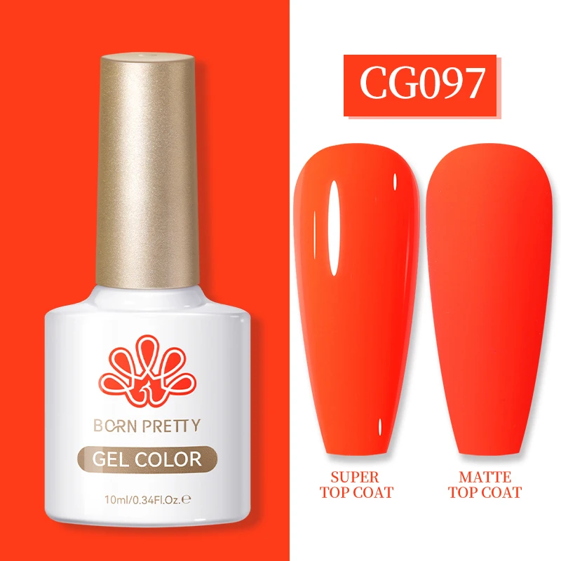 BORN PRETTY 10 ml Basisgel Super Top Coat Maniküre Matte Top Coat Semi Permanent Soak Off UV Gel Lack