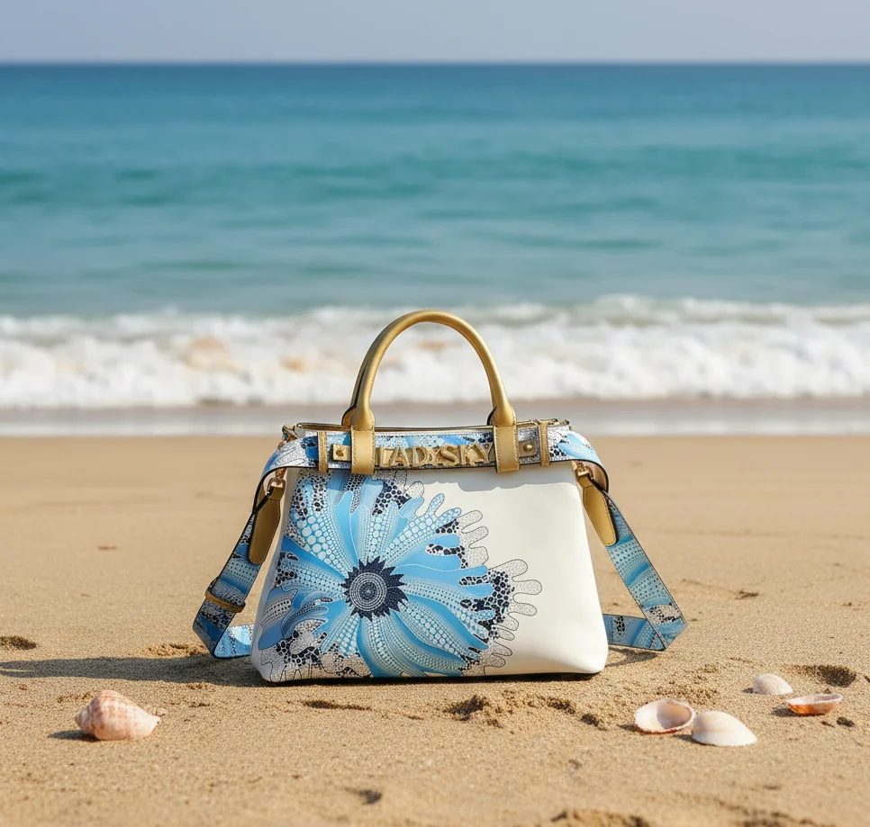 

Ladysky лучший продукт, модная женская большая сумка с ремнем, супер персонализированная металлическая сумка с буквами, женская сумка на плечо с принтом, 36 см