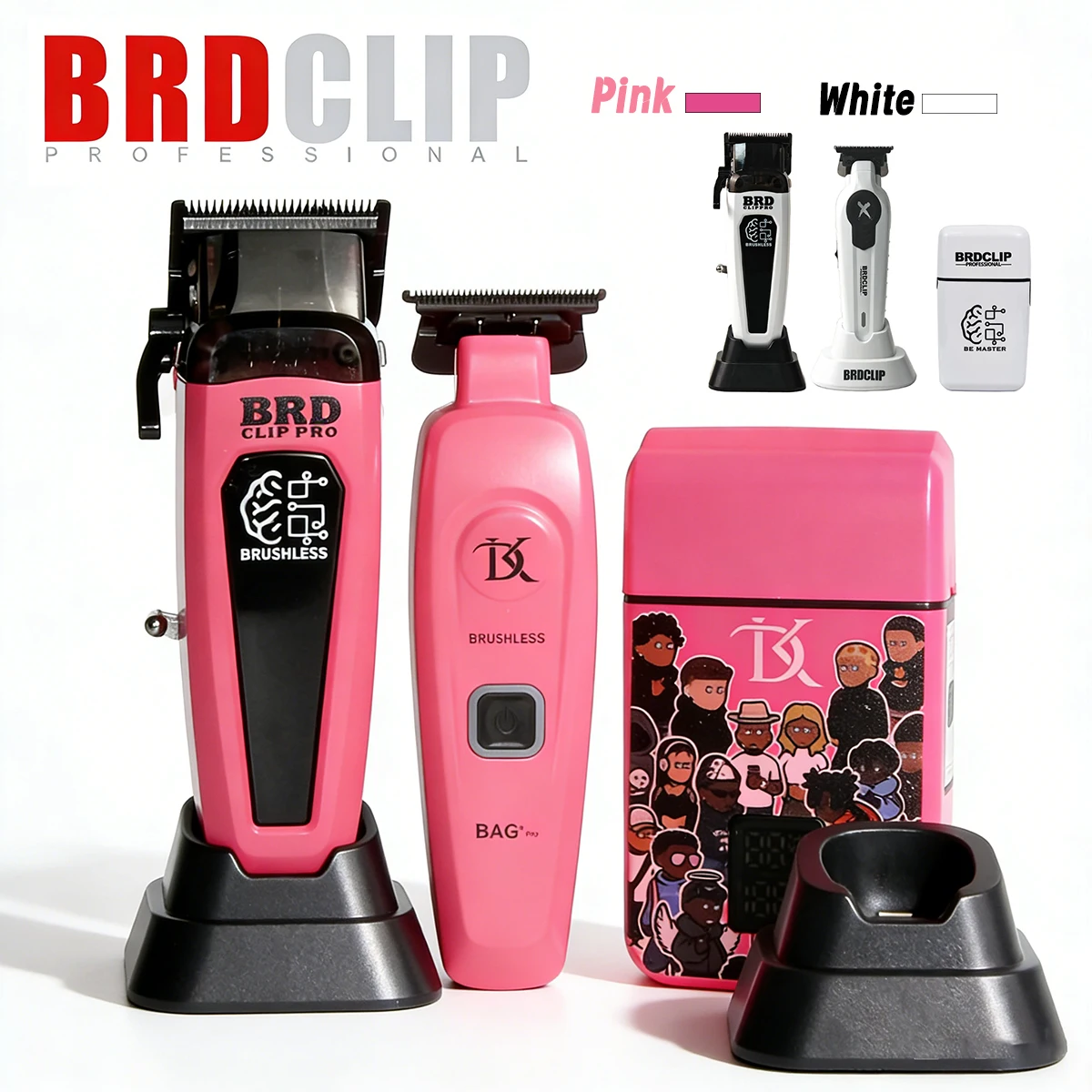 

New Professional BRDCLIP 7500RPM 106B 078 DK800 9000RPM Electric DLC Blade Hair Clipper Trimmer Shaver Barber FA1T 609 10000RPM