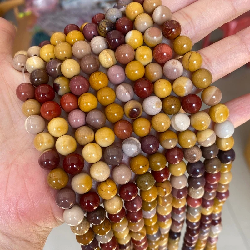 

Egg yolk stone citrine beads DIY bracelet necklace accessories natural stone hand carved jade beads bulk spacer beads