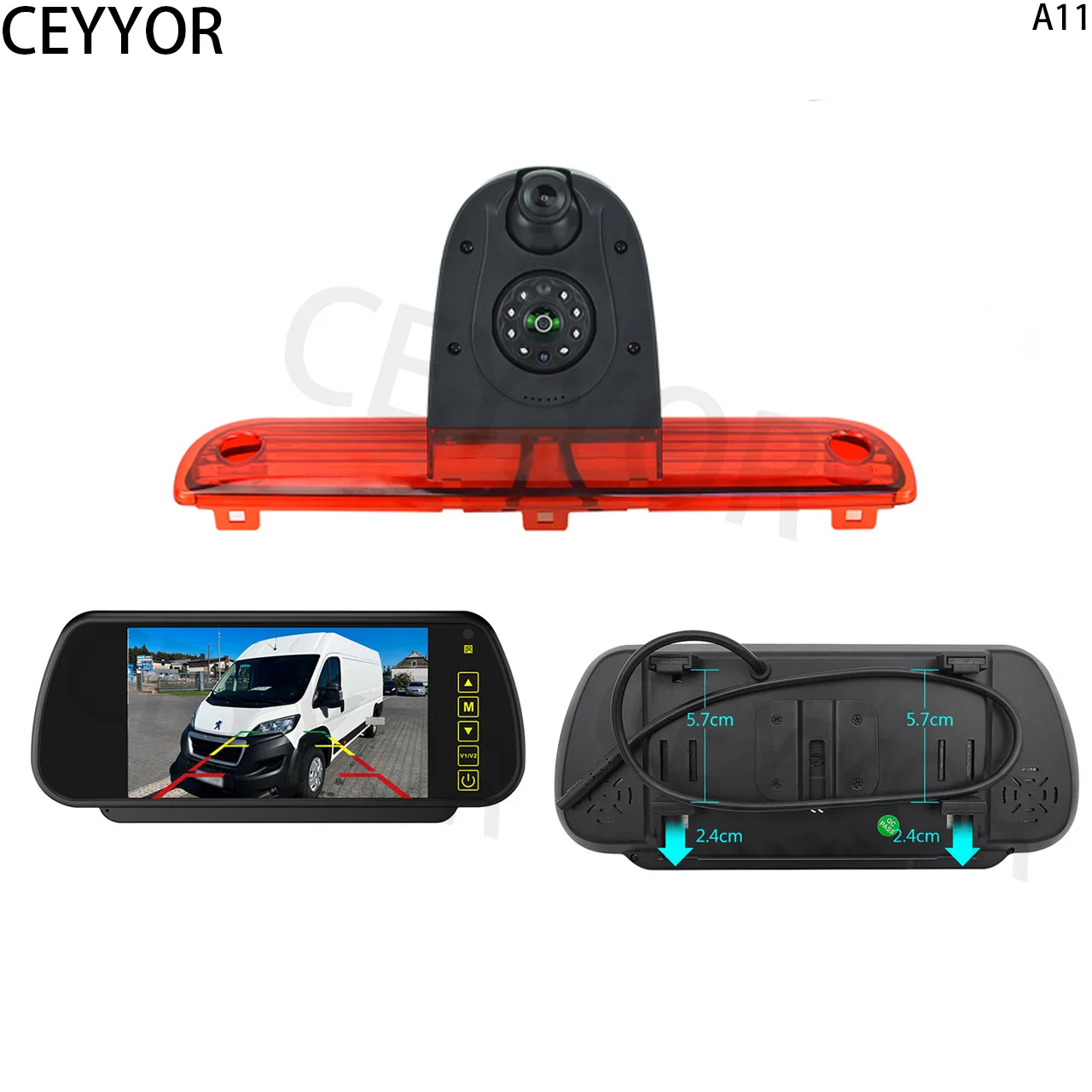 

Suitable for Fiat Datsun Boxer, Citroen Jumper from 2006 to 2018, reversing camera with 7-inch display screen