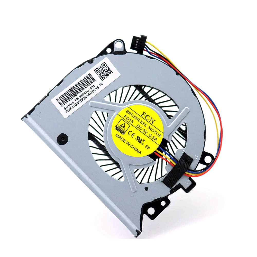 CPU Cooling Fan for HP ENVY 15-u410nr 15-u437cl 15-u473cl 15-U483CL15-U011DX 15-U010DX 776213-001 4 Pins Cooler 15U -400 Series