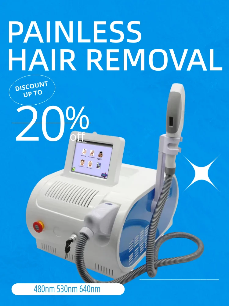 Draagbare IPL OPT Laser 600.000 Schoten Haarverwijdering Huidverjonging Whitening Verwijder Sproeten Machine Voor Salon Thuis Schoonheidsgebruik - afbeelding 2