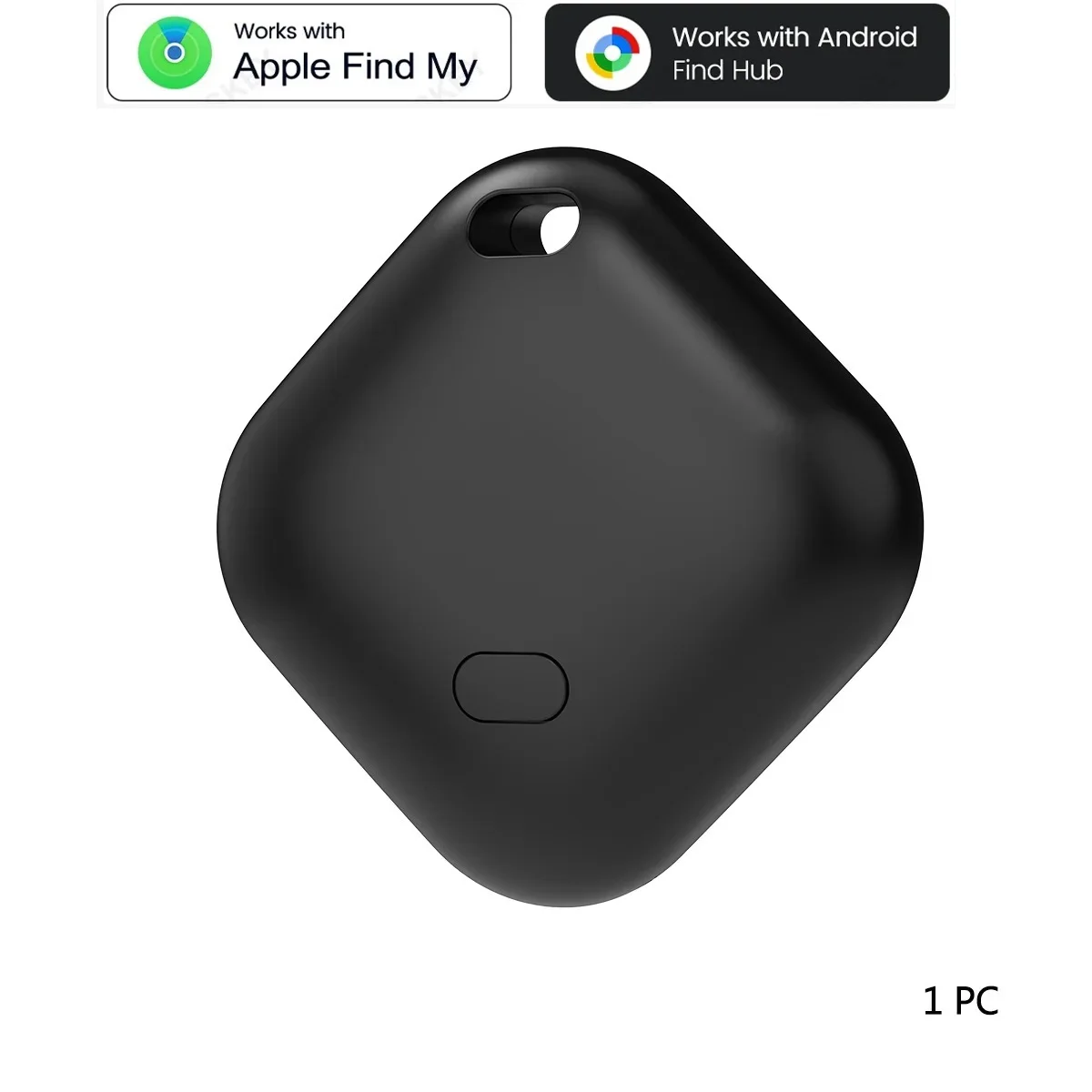 Mini-GPS-Dual-System-Tracker für Apple Find My/Android Google Find Hub App, Gegenstandsfinder für Taschen/Schlüssel, Smart Bluetooth-Tracker