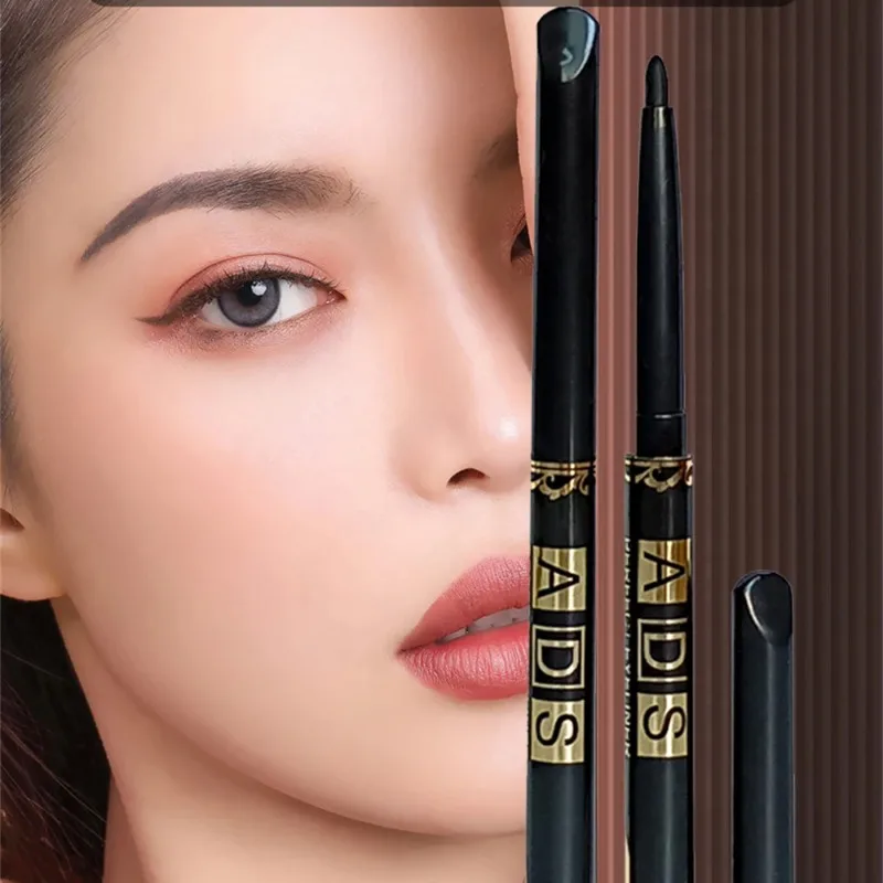 2Pcs Waterproof Black Brown Eyeliner Pencils - Smudge-Proof, Long-Lasting & Beginner-Friendly Smooth High Pigmented Eye Makeup