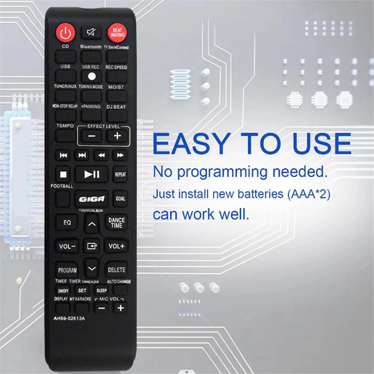 AAAE AH59-02613A Замените пульт дистанционного управления для компонентов премиум-класса HI-FI MX-HS6000 MX-HS7000 MX-HS8500 MX-HS9000 MX-HS7000/