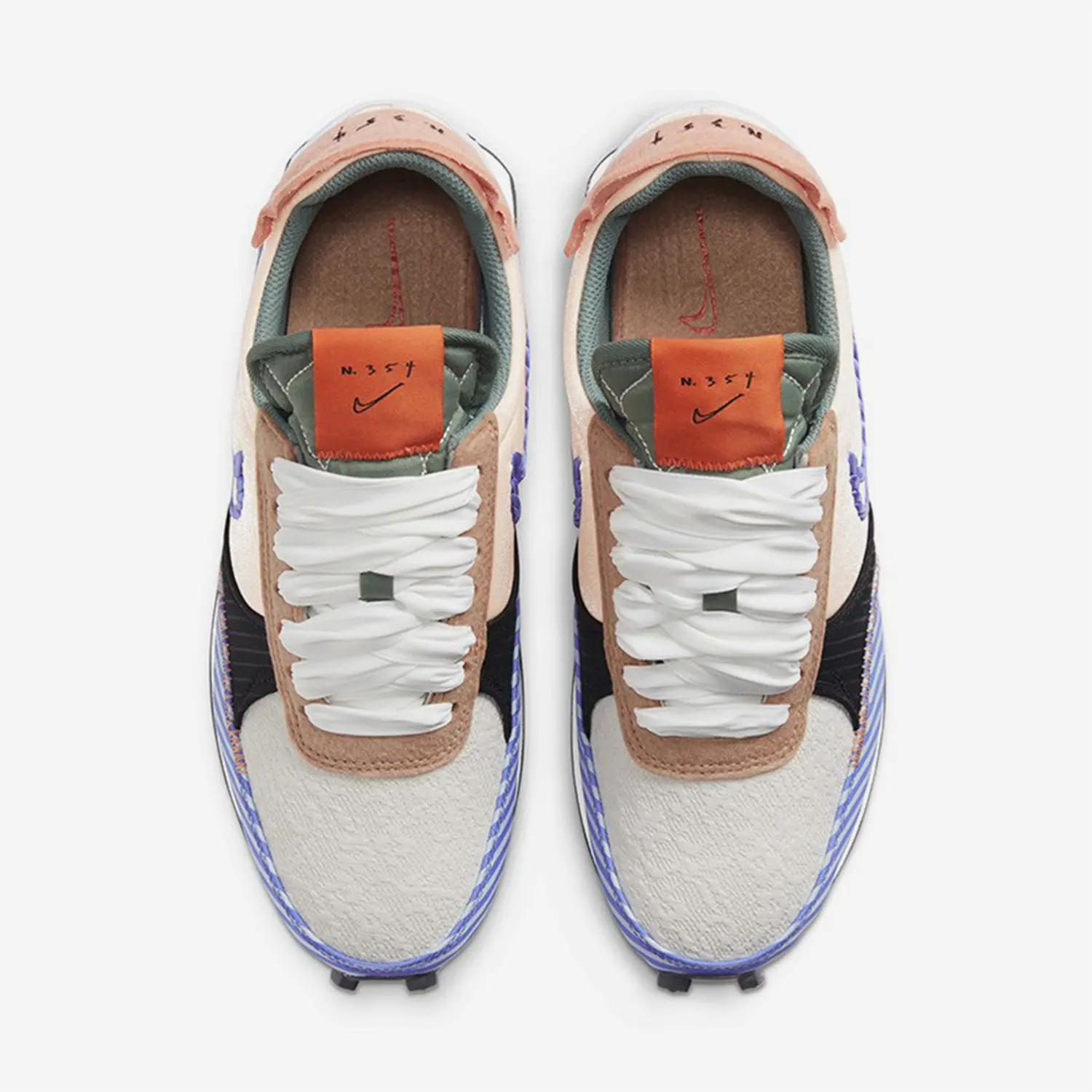 Nike Producto genuino Nuevas zapatillas bajas unisex deconstruidas DD8506-851