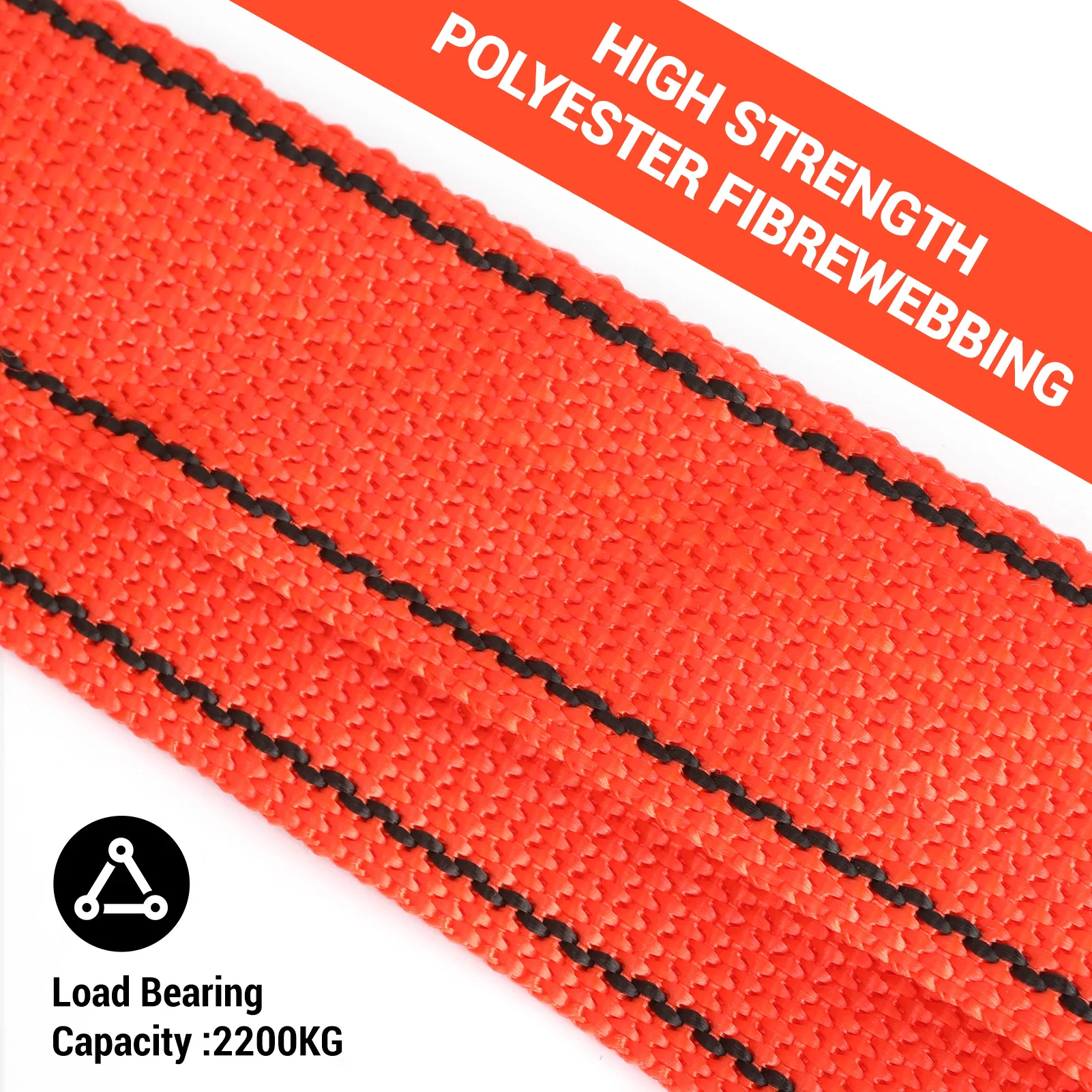 High Altitude Work Safety Harness com Mosquetão, Outdoor Climbing Training, Construção Industrial Security Belt, Corda, 5 Point